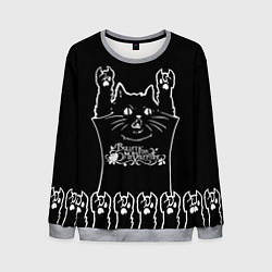 Мужской свитшот Bullet For My Valentine: cat rock