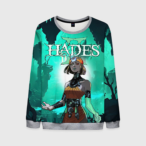 Мужской свитшот Мелиноя в подземелье - Hades 2 / 3D-Меланж – фото 1