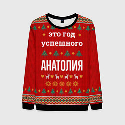 Мужской свитшот Это год успешного Анатолия