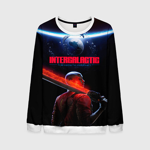 Мужской свитшот Героиня Intergalactic the heretic prophet / 3D-Белый – фото 1