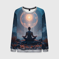 Мужской свитшот Ночная медитация