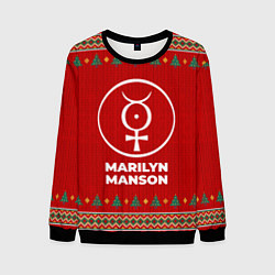 Мужской свитшот Marilyn Manson new year