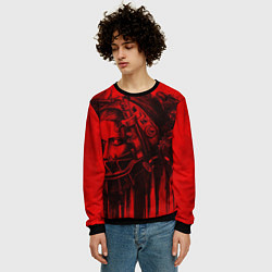 Свитшот мужской Пила Аманда, цвет: 3D-черный — фото 2