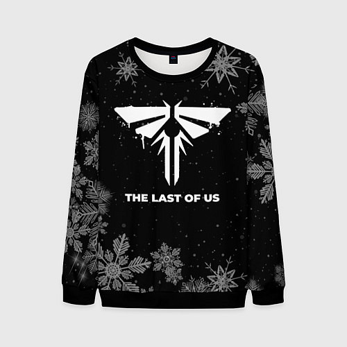 Мужской свитшот Снежный The Last Of Us / 3D-Черный – фото 1