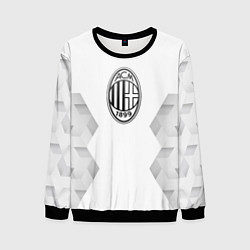 Свитшот мужской AC Milan white poly, цвет: 3D-черный