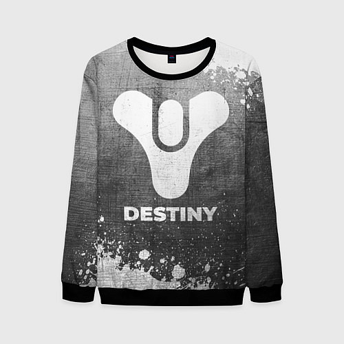 Мужской свитшот Destiny - grey gradient / 3D-Черный – фото 1