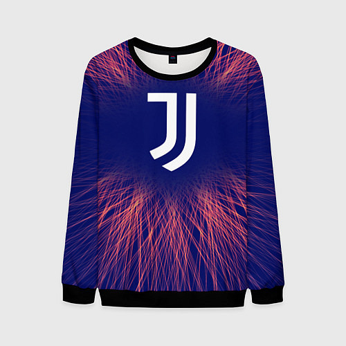 Мужской свитшот Juventus red energy / 3D-Черный – фото 1