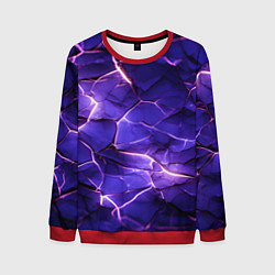 Мужской свитшот Фиолетовая разбитая текстура