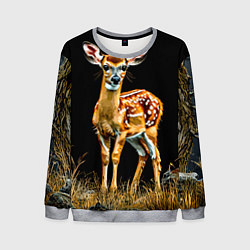 Мужской свитшот Олень в ночи