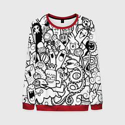 Свитшот мужской Каляки маляки, цвет: 3D-красный