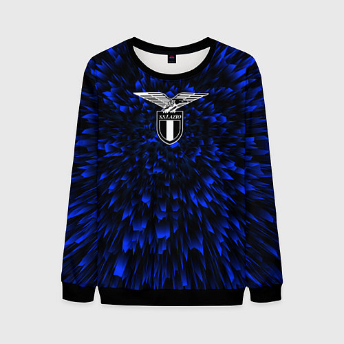 Мужской свитшот Lazio blue energy / 3D-Черный – фото 1
