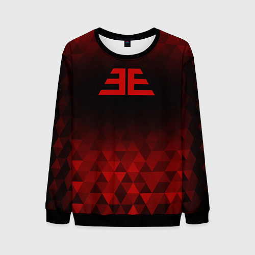 Мужской свитшот Imagine Dragons red poly / 3D-Черный – фото 1