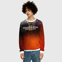 Свитшот мужской Kingdom Come Deliverance 2 logo, цвет: 3D-белый — фото 2