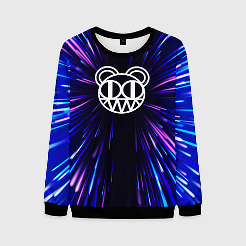 Мужской свитшот Radiohead neon energy / 3D-Черный – фото 1