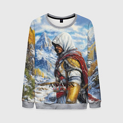 Свитшот мужской Assassins Creed winter, цвет: 3D-меланж