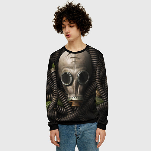 Мужской свитшот Авто рожденные в СССР / 3D-Черный – фото 3