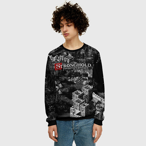 Мужской свитшот Stronghold Crusader Definitive Edition / 3D-Черный – фото 3