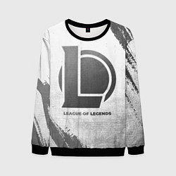 Мужской свитшот League of Legends - white gradient