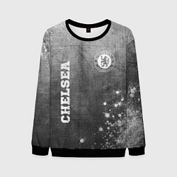 Свитшот мужской Chelsea - grey gradient вертикально, цвет: 3D-черный