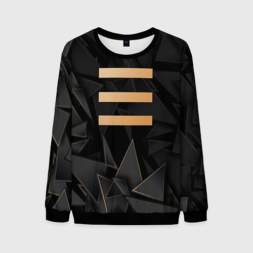 Мужской свитшот OneRepublic golden poly / 3D-Черный – фото 1