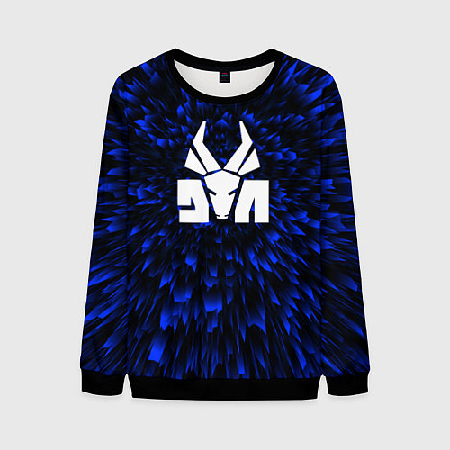 Мужской свитшот Die Antwoord blue energy / 3D-Черный – фото 1