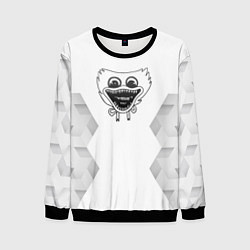Свитшот мужской Poppy Playtime white poly, цвет: 3D-черный