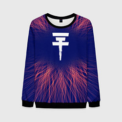 Свитшот мужской Tokio Hotel red energy, цвет: 3D-черный