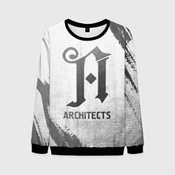 Свитшот мужской Architects - white gradient, цвет: 3D-черный