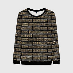 Мужской свитшот Стена из декоративного кирпича