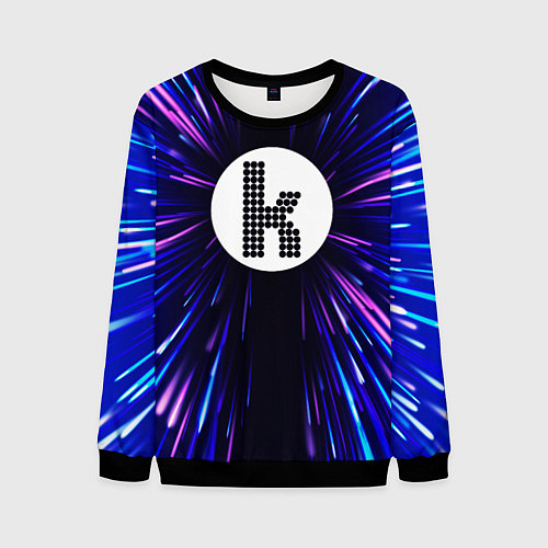 Мужской свитшот The Killers neon energy / 3D-Черный – фото 1