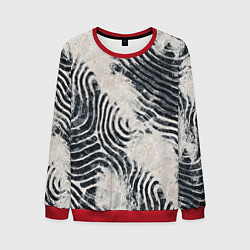 Мужской свитшот Текстура гранж - абстрактные линии