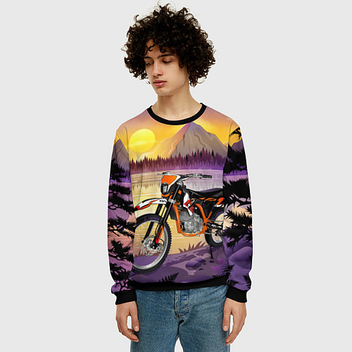 Мужской свитшот Kayo k2 pro / 3D-Черный – фото 3