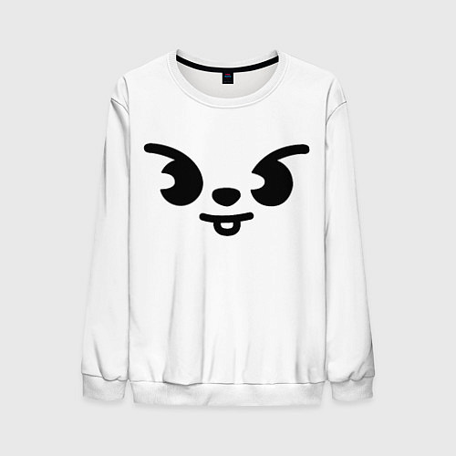 Мужской свитшот Leebit skzoo / 3D-Белый – фото 1