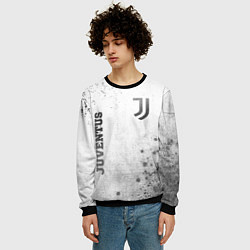 Свитшот мужской Juventus - white gradient вертикально, цвет: 3D-черный — фото 2