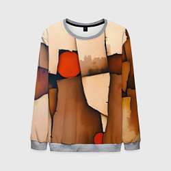 Мужской свитшот Фрагментированная композиция