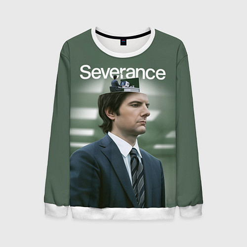 Мужской свитшот Mark Severance / 3D-Белый – фото 1