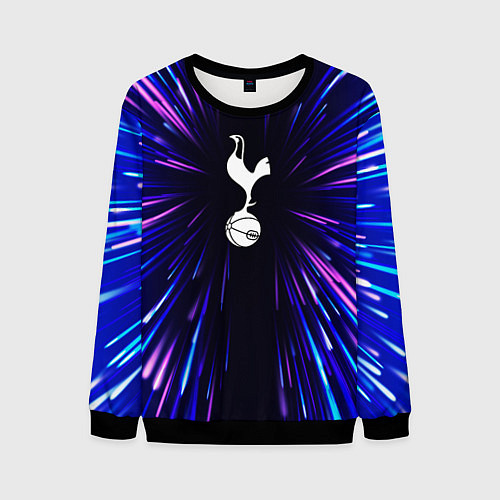 Мужской свитшот Tottenham neon energy / 3D-Черный – фото 1