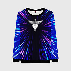 Мужской свитшот Bon Jovi neon energy