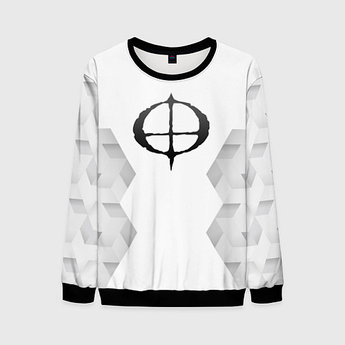 Мужской свитшот Ozzy Osbourne white poly / 3D-Черный – фото 1
