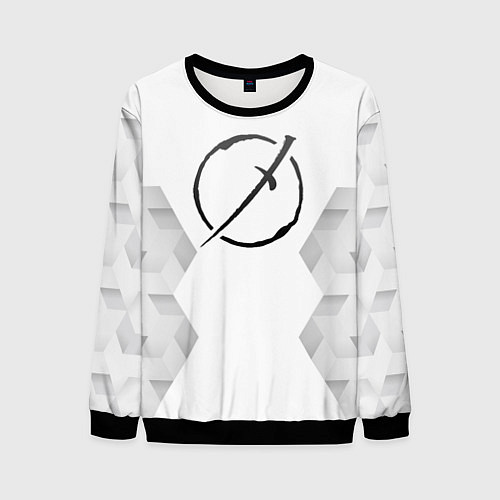 Мужской свитшот Akame ga Kill white poly / 3D-Черный – фото 1