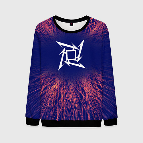 Мужской свитшот Metallica red energy / 3D-Черный – фото 1