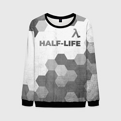 Свитшот мужской Half-Life - white gradient посередине, цвет: 3D-черный