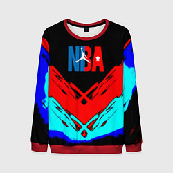 Свитшот мужской NBA краски геометрия, цвет: 3D-красный