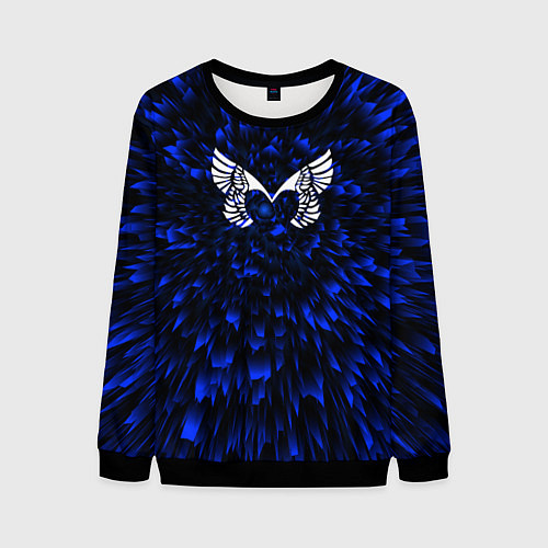 Мужской свитшот Placebo blue energy / 3D-Черный – фото 1