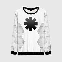 Мужской свитшот Red Hot Chili Peppers white poly