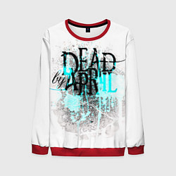 Свитшот мужской Dead by april краски, цвет: 3D-красный