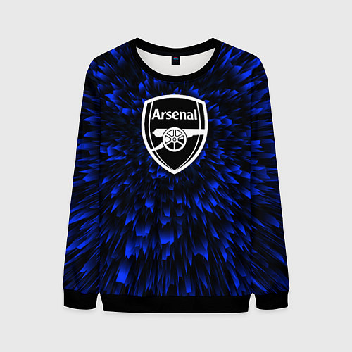 Мужской свитшот Arsenal blue energy / 3D-Черный – фото 1