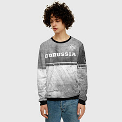 Свитшот мужской Borussia - grey gradient посередине, цвет: 3D-черный — фото 2