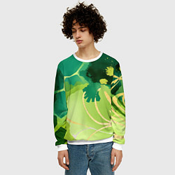 Свитшот мужской Вдохновленный природой, цвет: 3D-белый — фото 2
