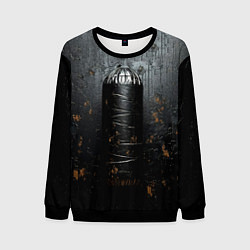 Свитшот мужской Черная боксерская груша, цвет: 3D-черный